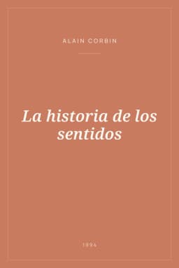 Portada de La historia de los sentidos