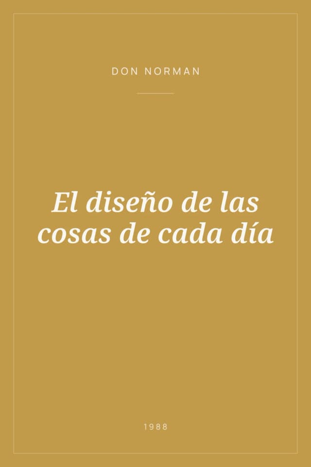 Portada de El diseño de las cosas de cada día