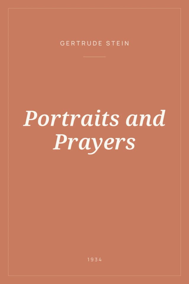 Portada de Portraits and Prayers