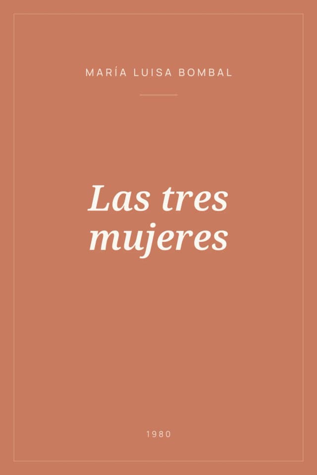 Portada de Las tres mujeres