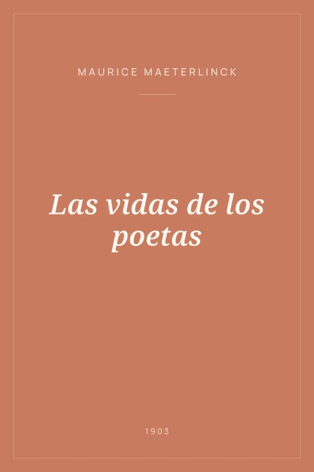 Portada de Las vidas de los poetas