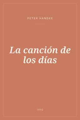 Portada de La canción de los días