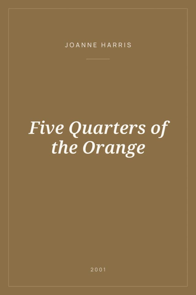 Portada de Five Quarters of the Orange
