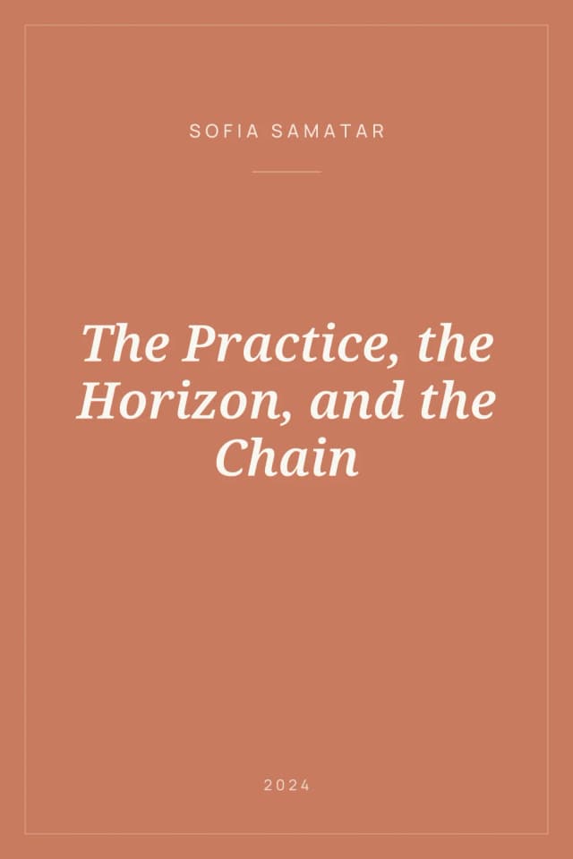 Portada de The Practice, the Horizon, and the Chain