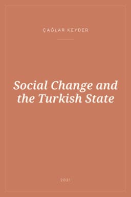 Portada de Social Change and the Turkish State