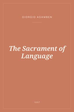 Portada de The Sacrament of Language