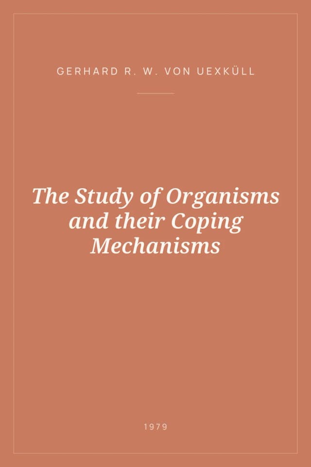 Portada de The Study of Organisms and their Coping Mechanisms