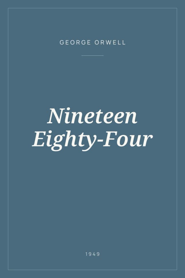 Portada de Nineteen Eighty-Four