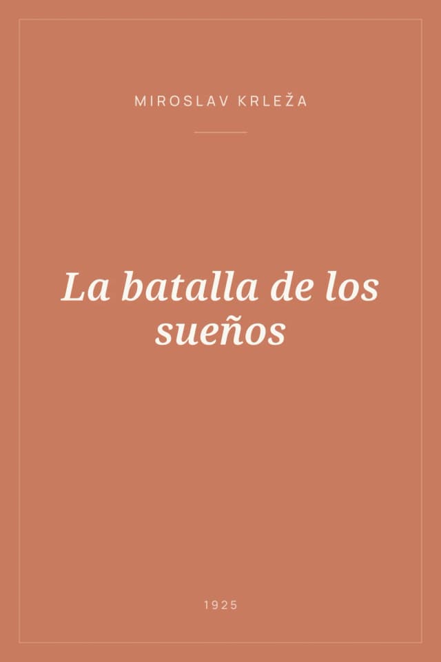 Portada de La batalla de los sueños