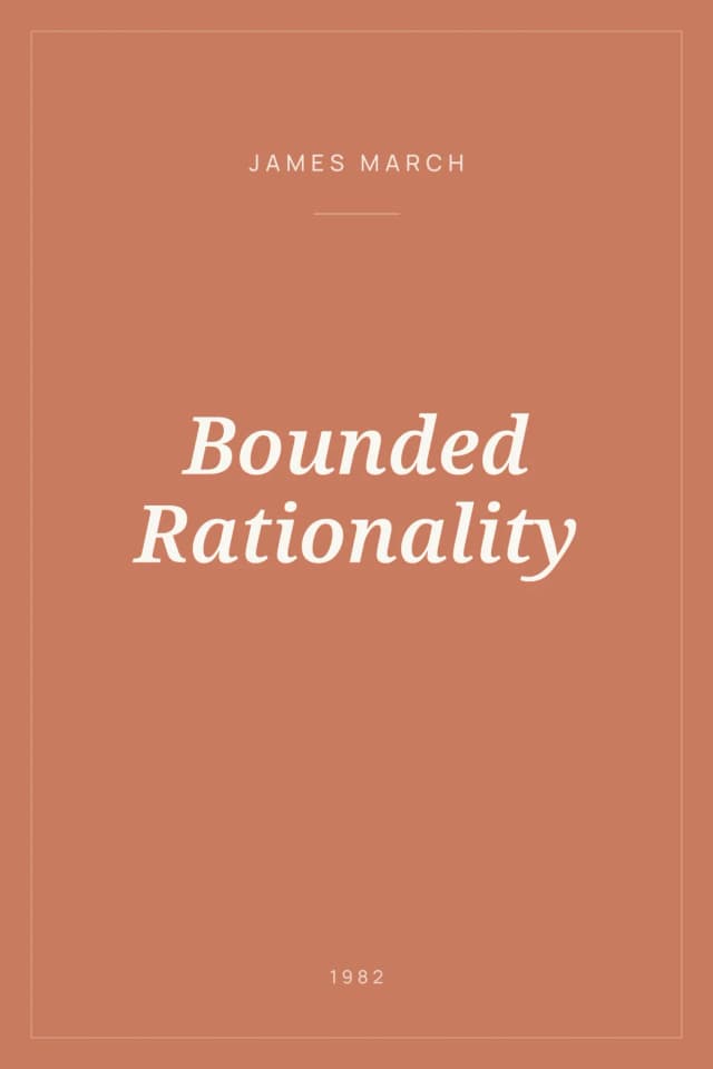 Portada de Bounded Rationality