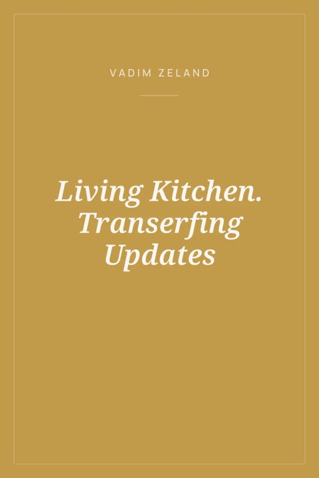 Portada de Living Kitchen. Transerfing Updates