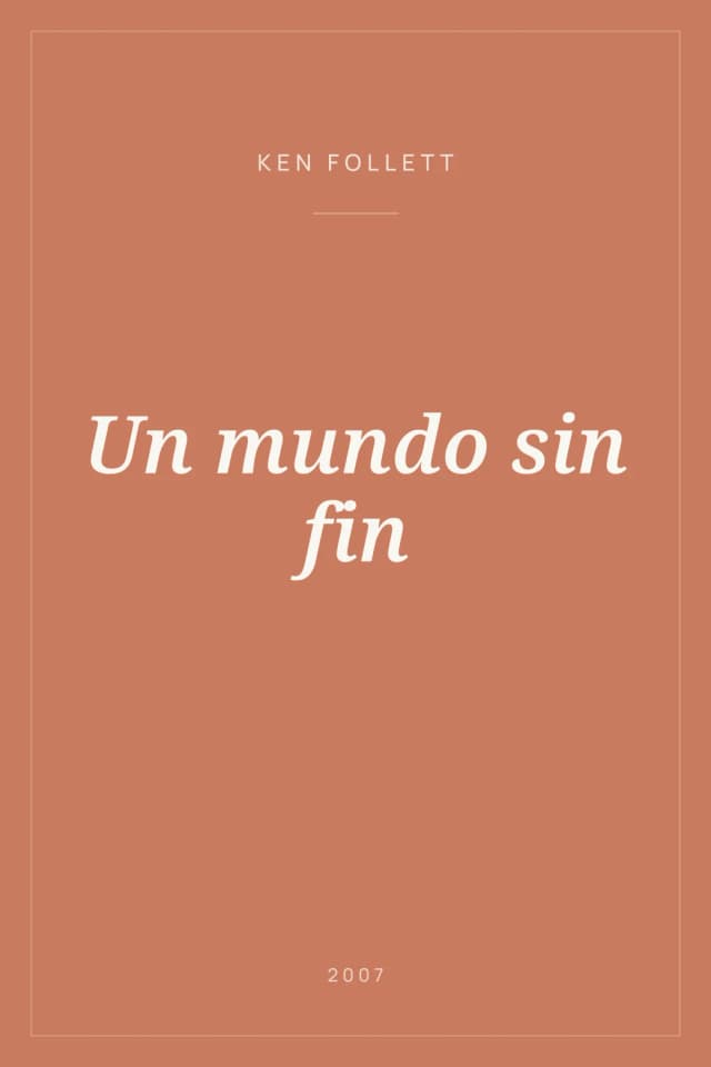 Portada de Un mundo sin fin