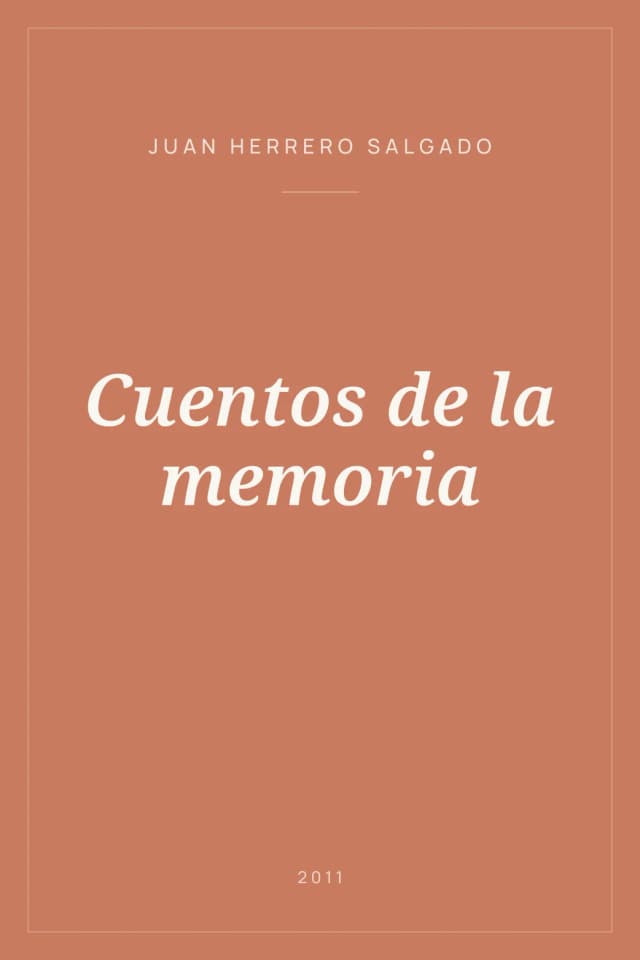 Portada de Cuentos de la memoria