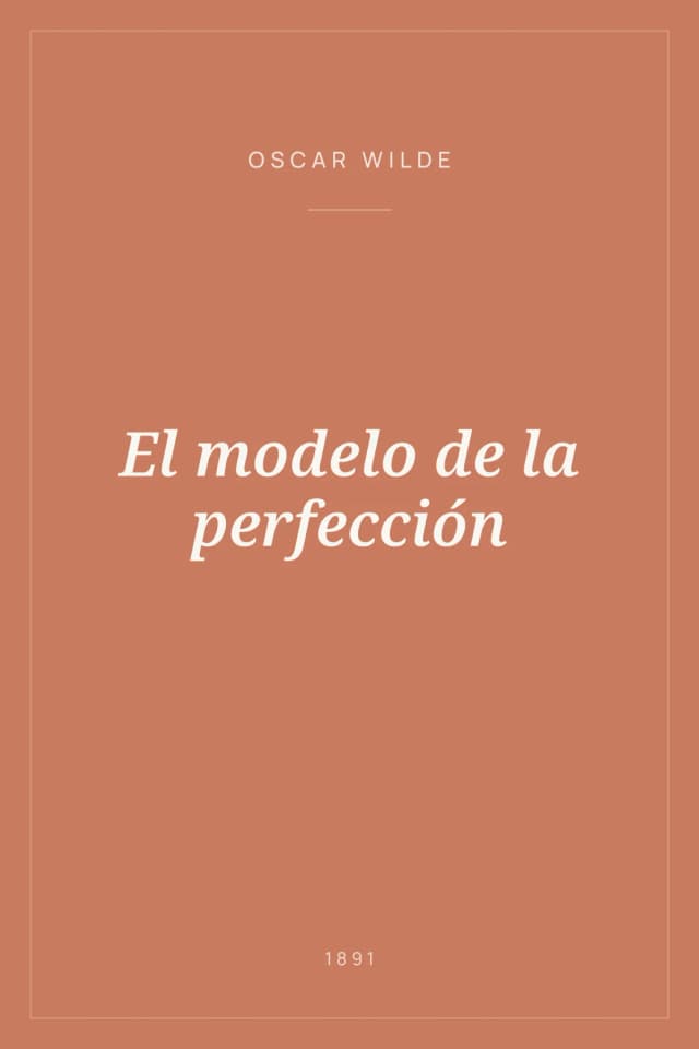 Portada de El modelo de la perfección