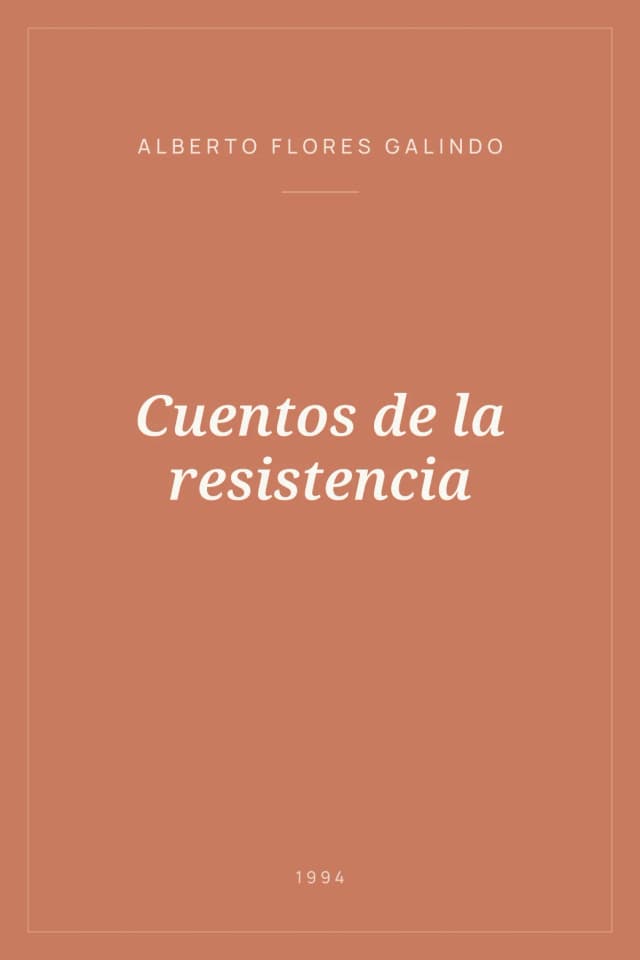Portada de Cuentos de la resistencia