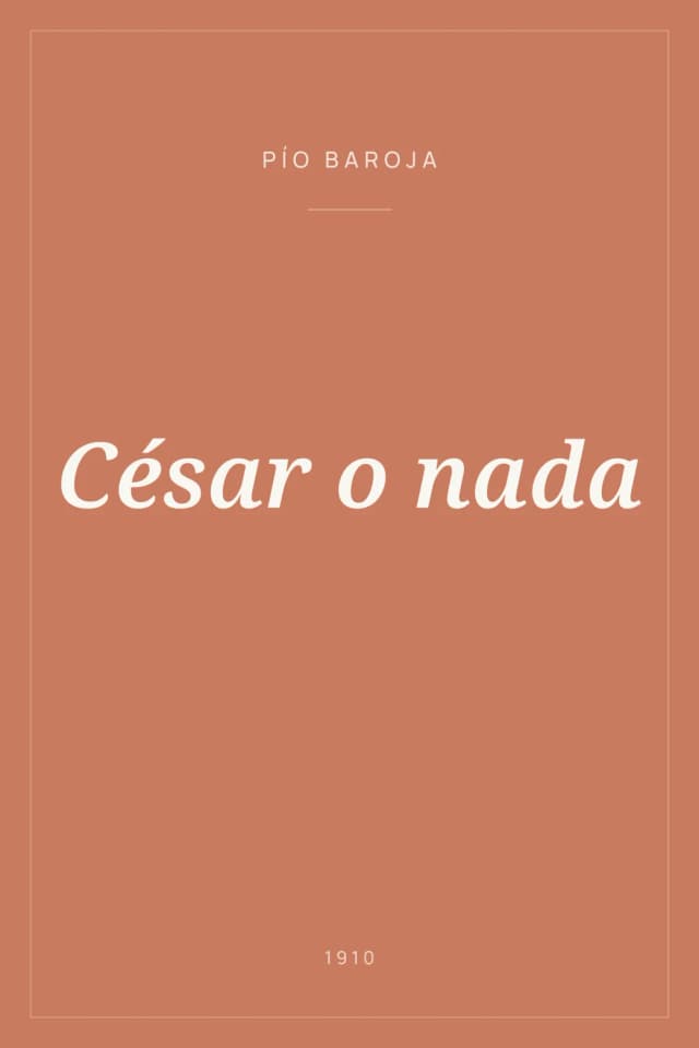 Portada de César o nada
