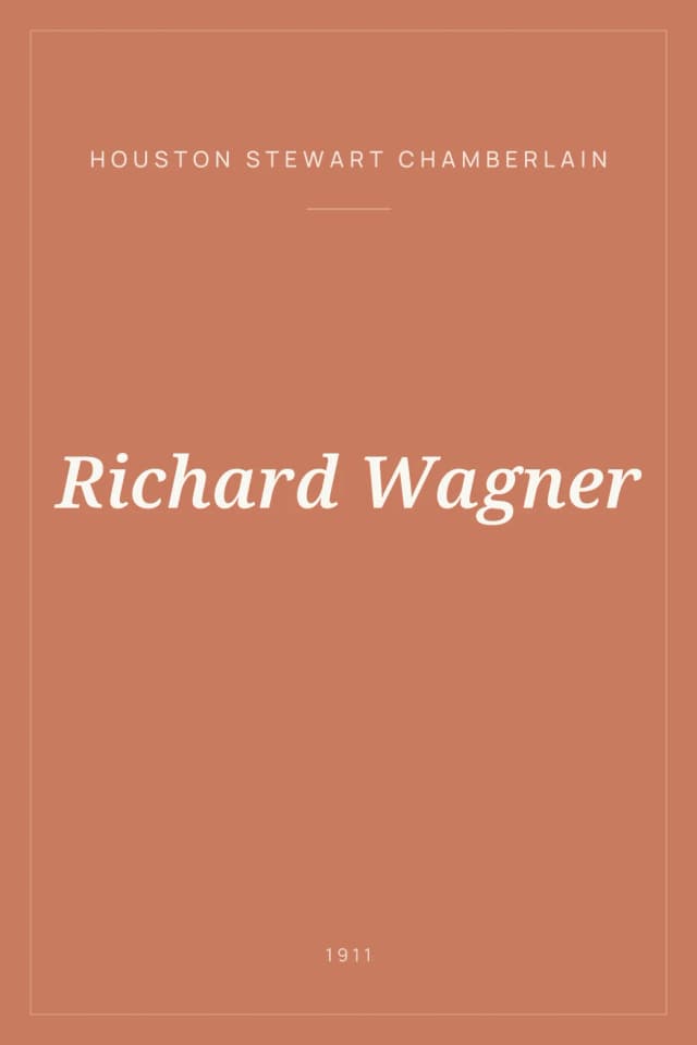 Portada de Richard Wagner