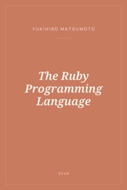 Portada de The Ruby Programming Language
