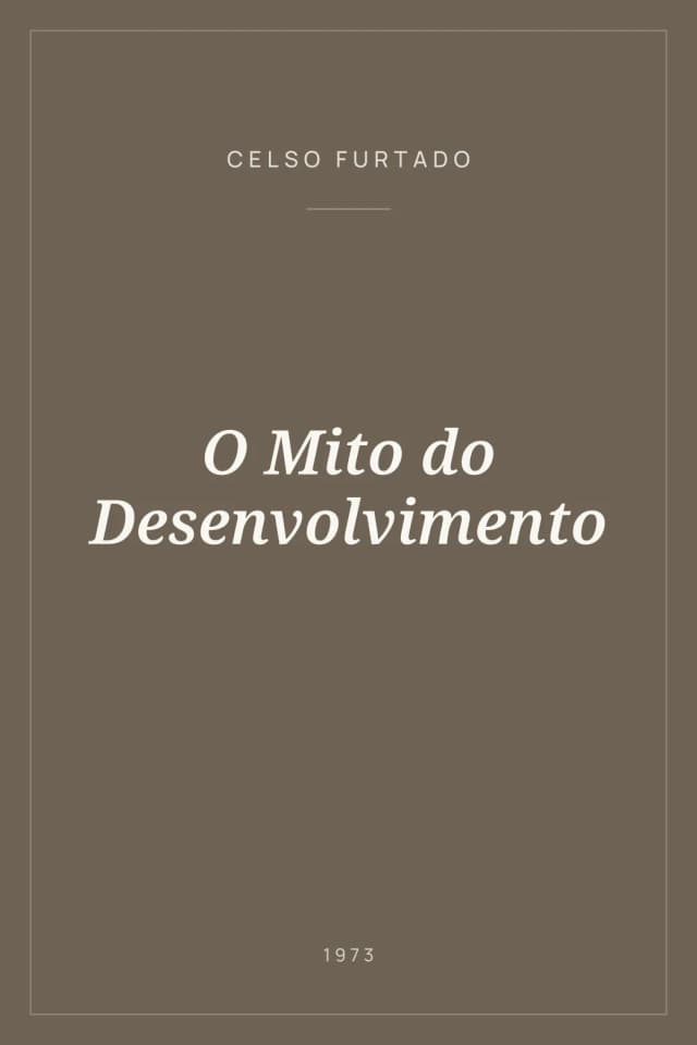 Portada de O Mito do Desenvolvimento