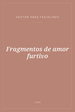 Portada de Fragmentos de amor furtivo