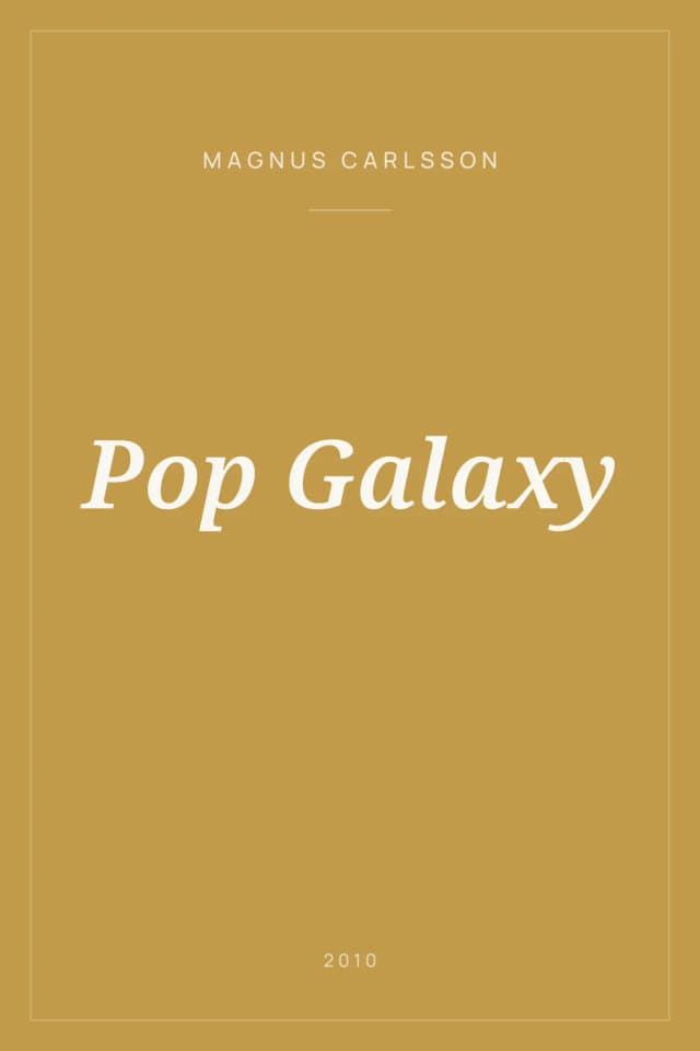 Portada de Pop Galaxy