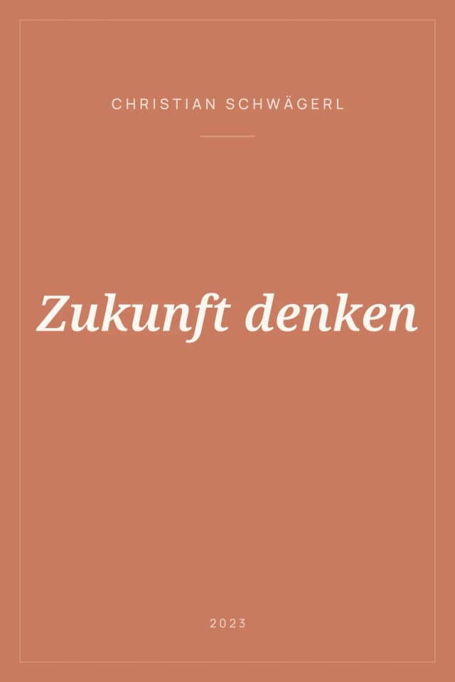 Portada de Zukunft denken
