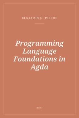 Portada de Programming Language Foundations in Agda