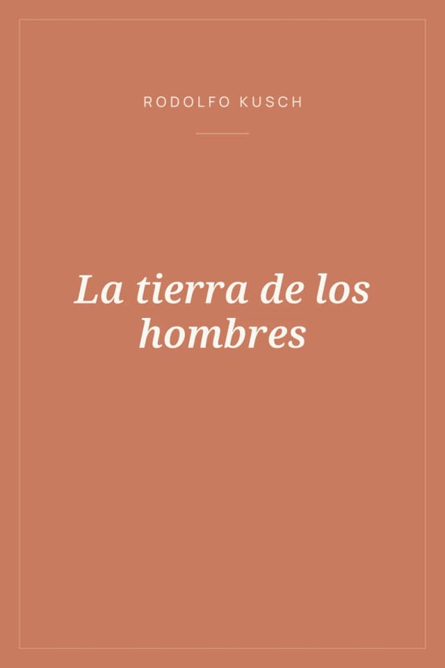 Portada de La tierra de los hombres