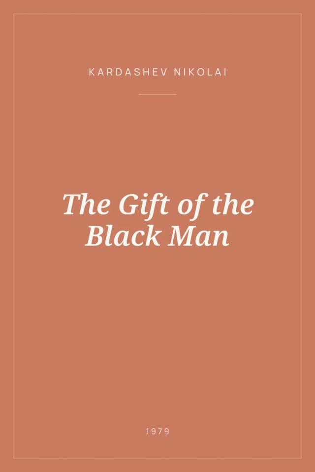 Portada de The Gift of the Black Man
