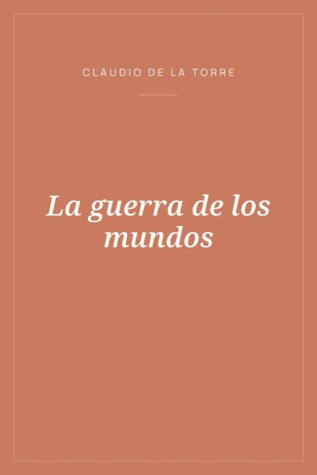 Portada de La guerra de los mundos