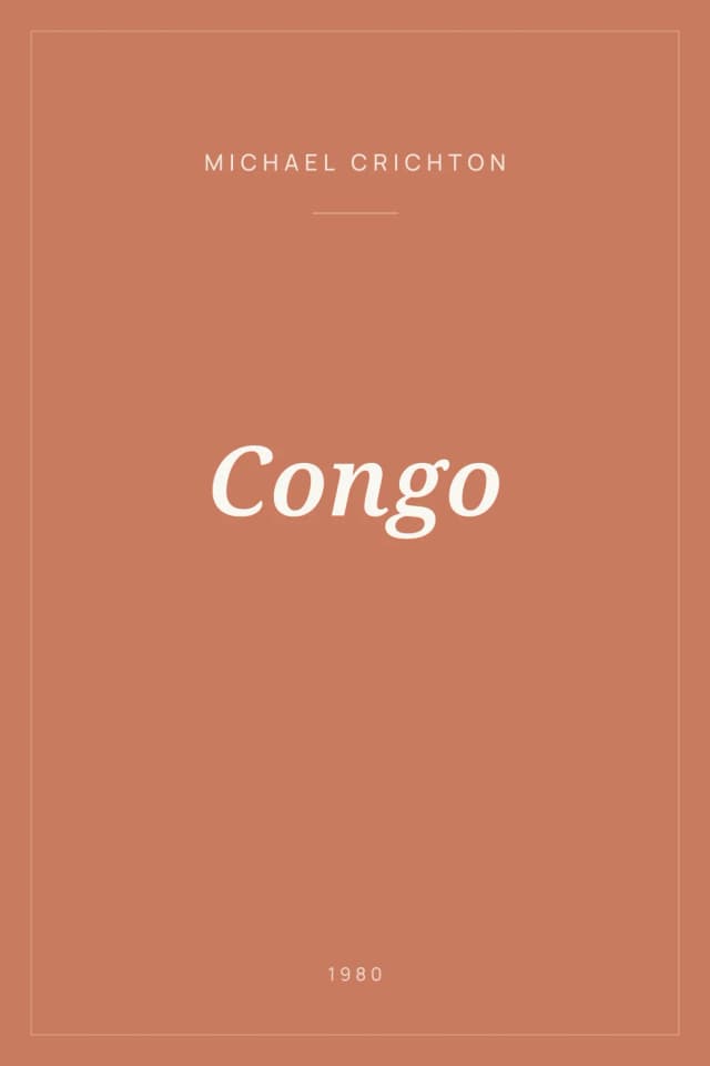 Portada de Congo