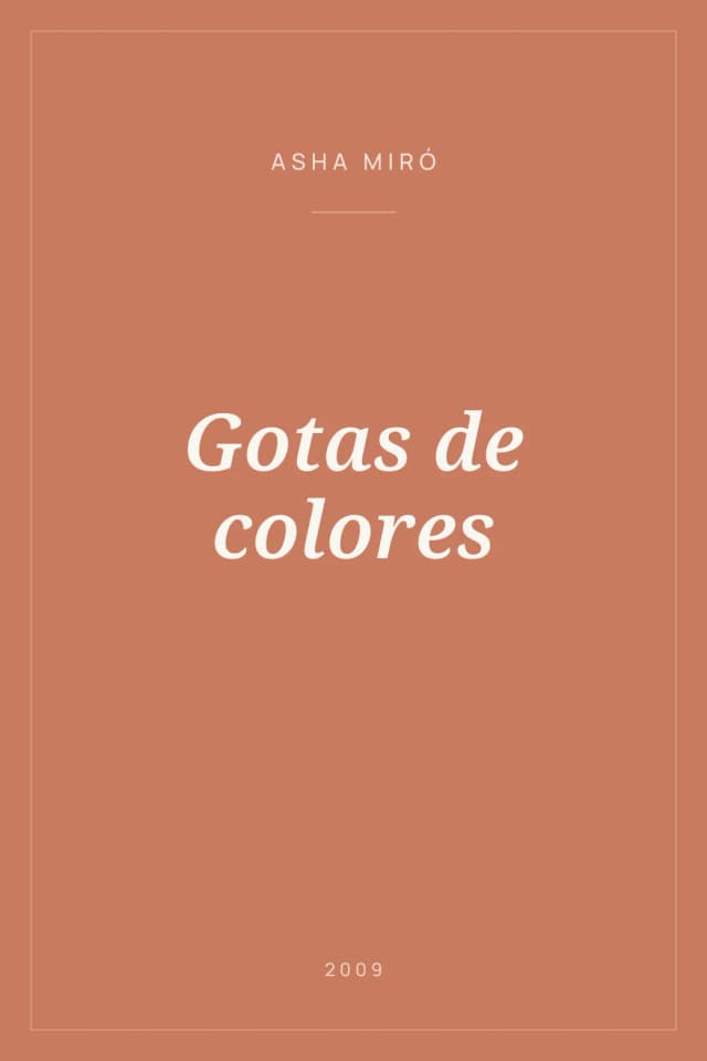 Portada de Gotas de colores