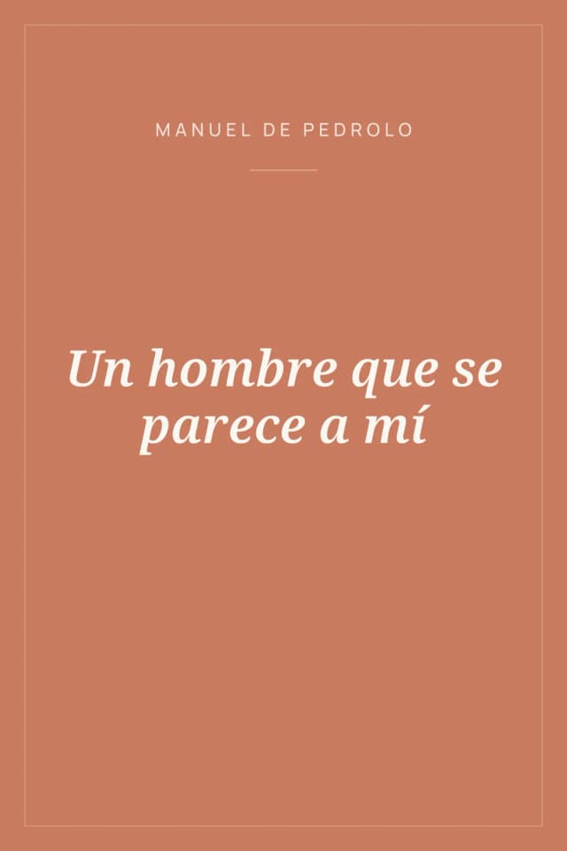 Portada de Un hombre que se parece a mí