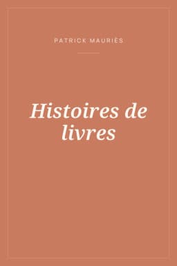 Portada de Histoires de livres