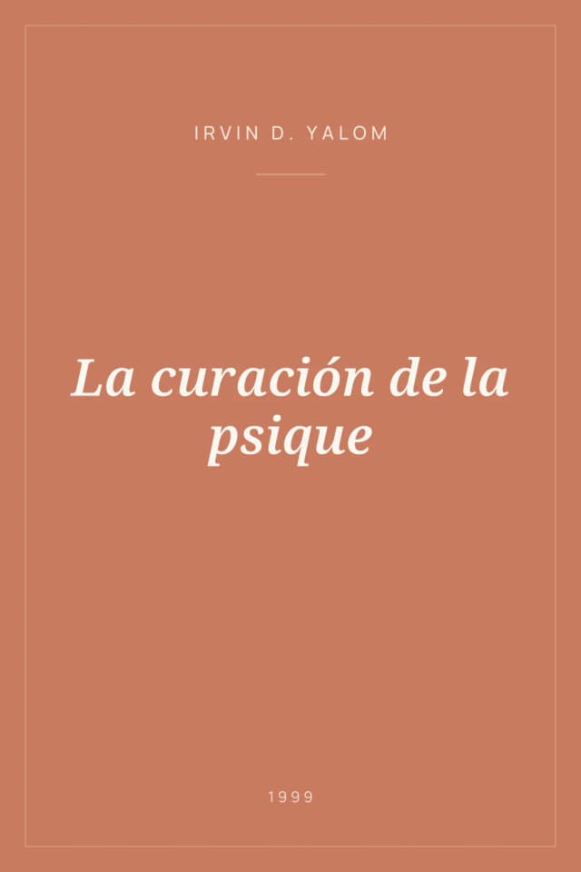 Portada de La curación de la psique
