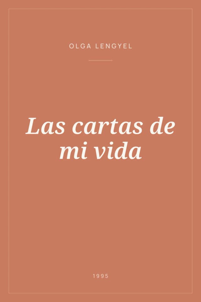 Portada de Las cartas de mi vida