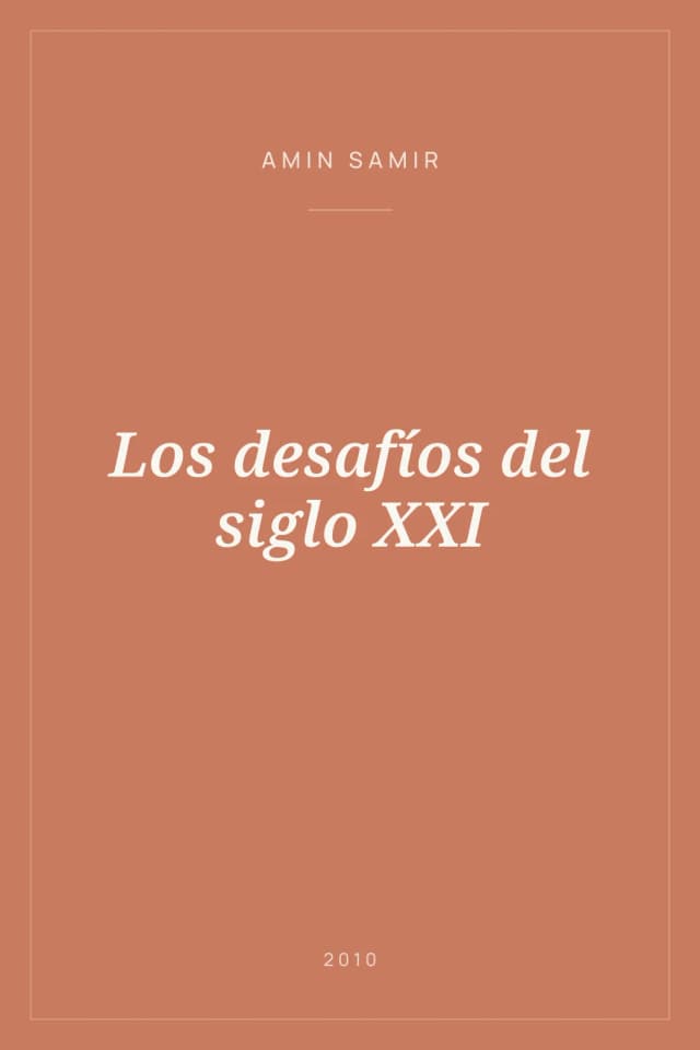 Portada de Los desafíos del siglo XXI