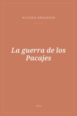 Portada de La guerra de los Pacajes