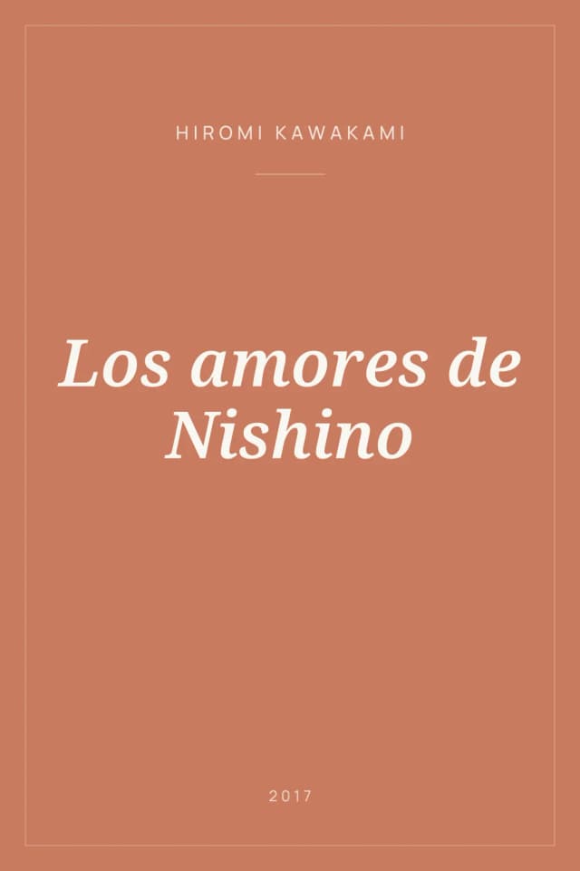Portada de Los amores de Nishino