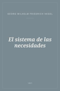 Portada de El sistema de las necesidades