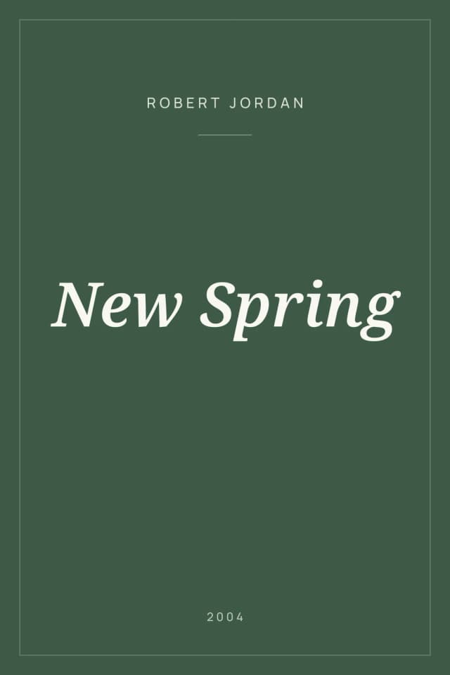 Portada de New Spring