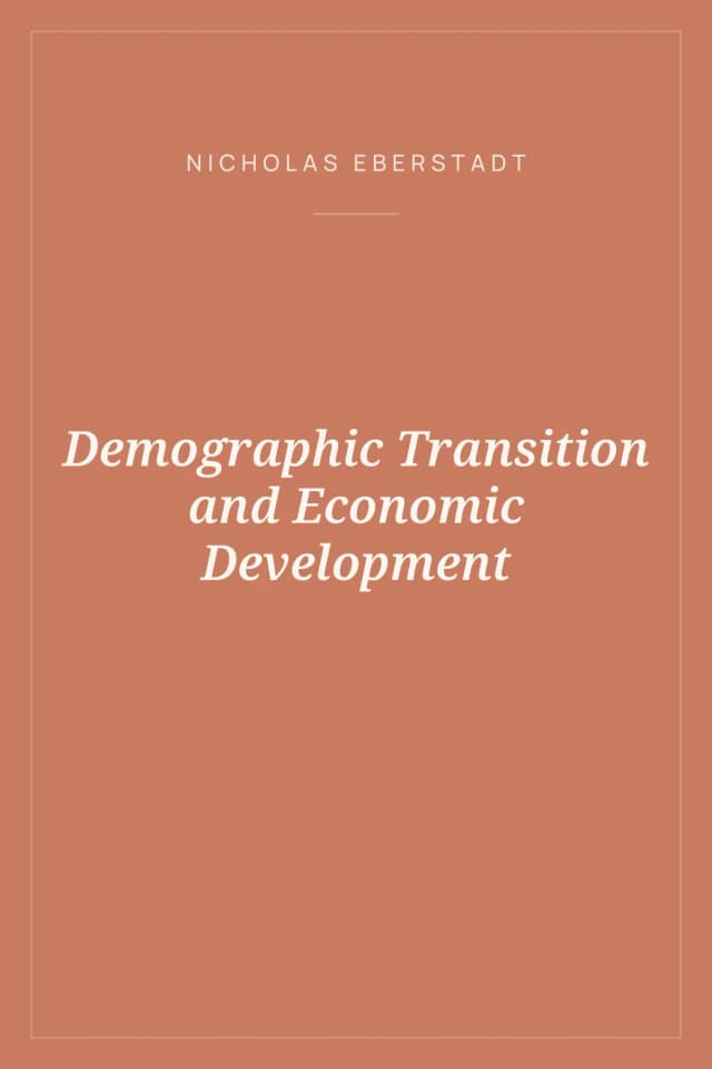 Portada de Demographic Transition and Economic Development