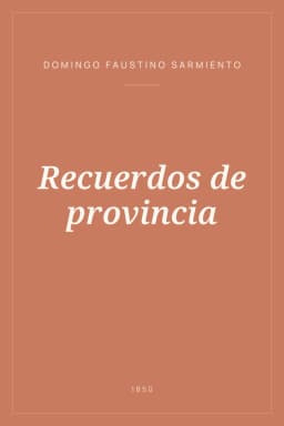 Portada de Recuerdos de provincia