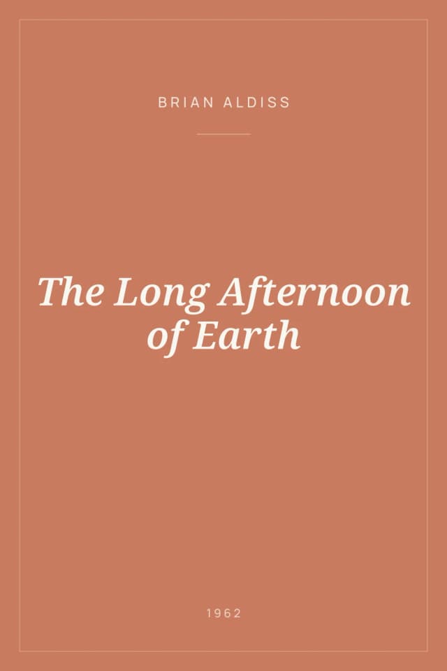 Portada de The Long Afternoon of Earth