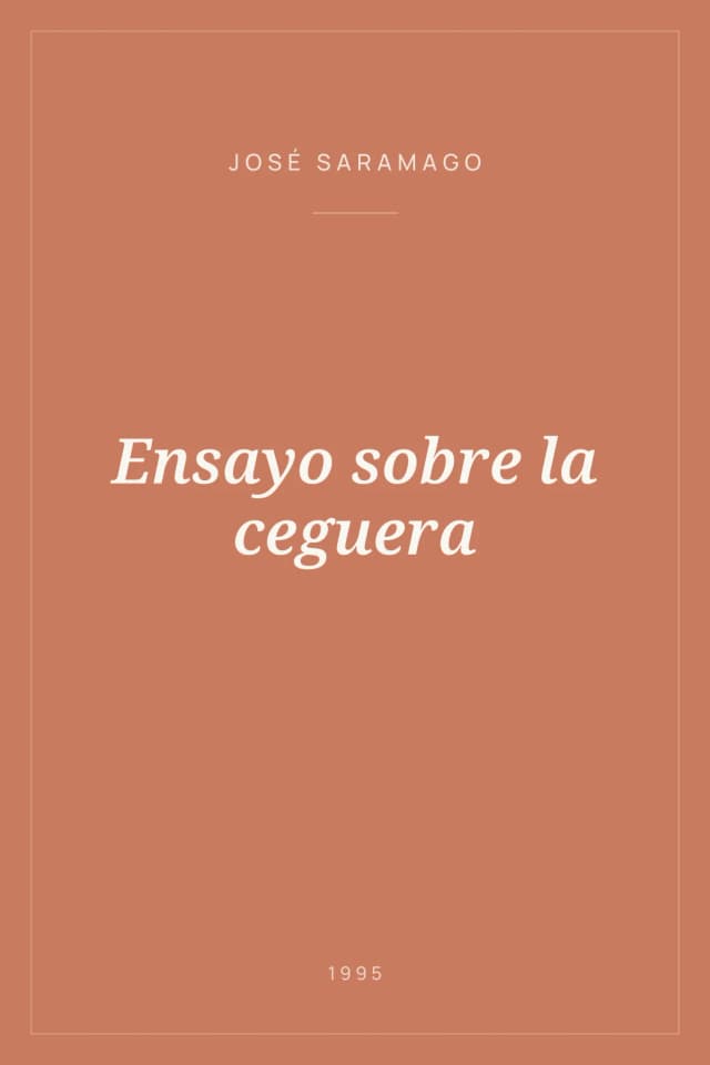 Portada de Ensayo sobre la ceguera