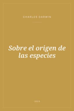 Portada de Sobre el origen de las especies