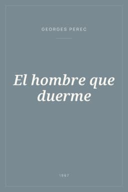 Portada de El hombre que duerme