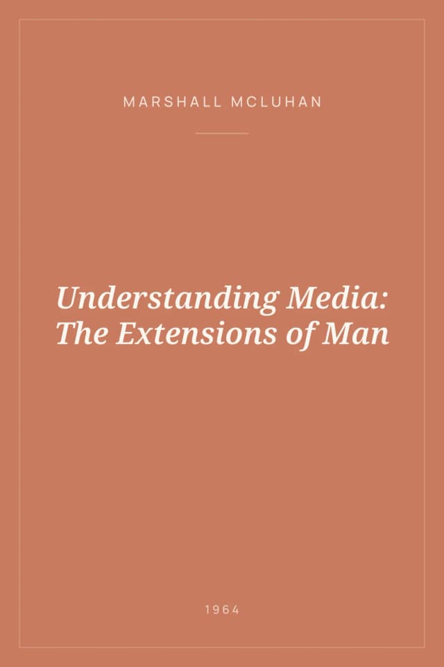Portada de Understanding Media: The Extensions of Man