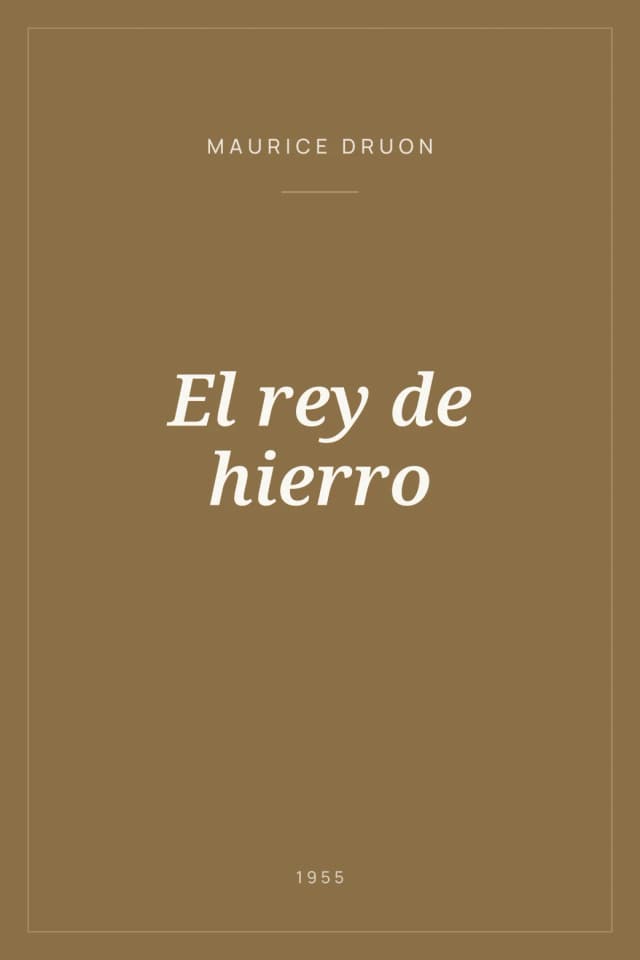 Portada de El rey de hierro