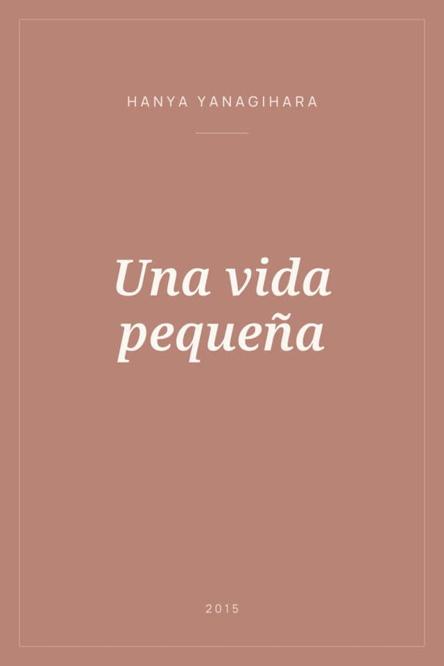 Portada de Una vida pequeña